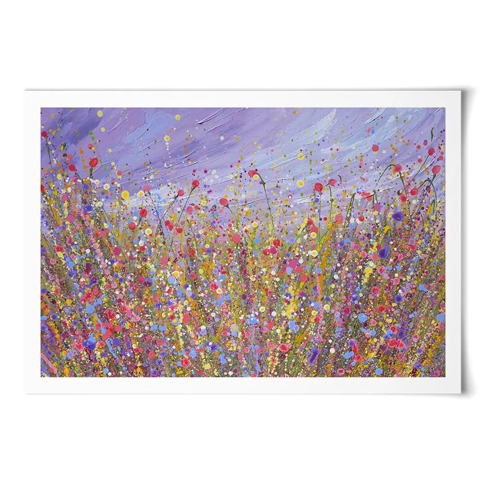 Lavender Haze Garden Art Print Lavender Haze Garden Art Print wall art product Olga Tkachyk