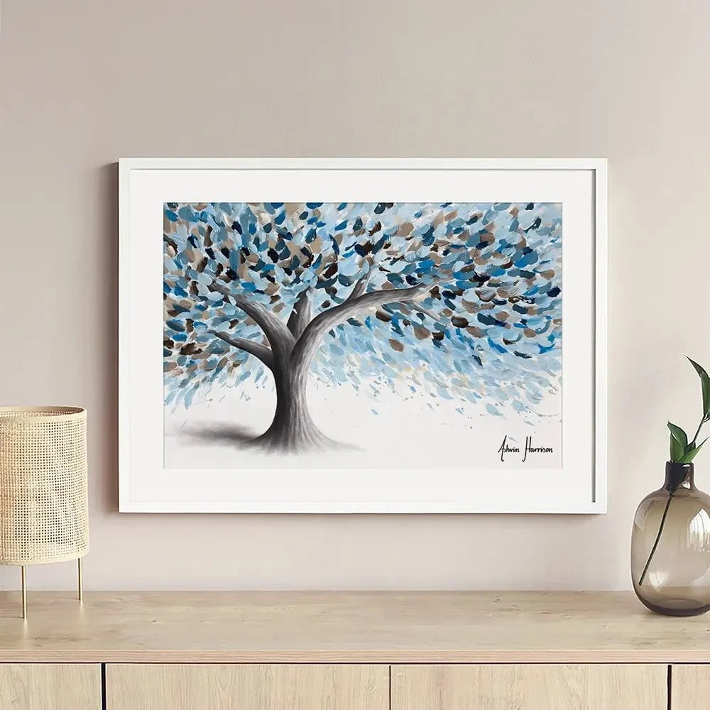Leafy Lake Tree Framed Art Print Leafy Lake Tree Framed Art Print wall art product Ashvin Harrison