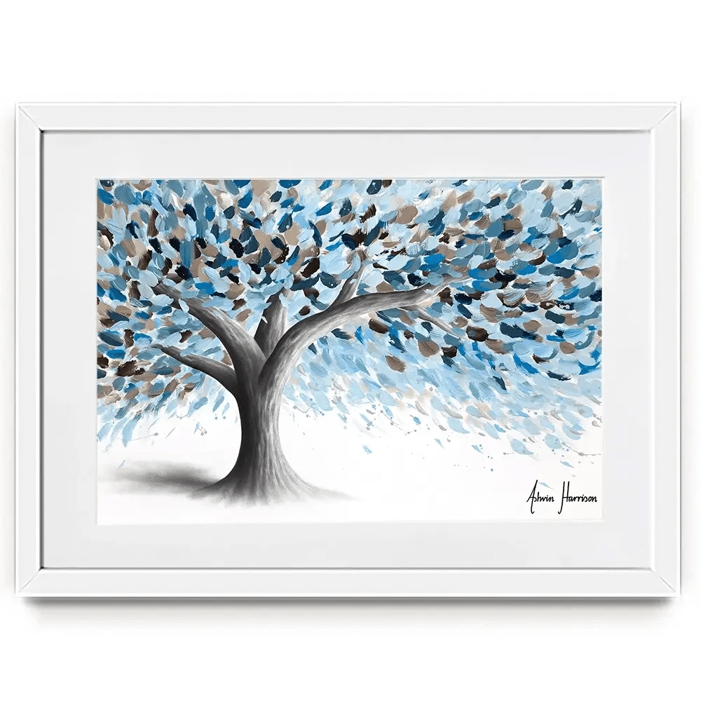 Leafy Lake Tree Framed Art Print Leafy Lake Tree Framed Art Print wall art product Ashvin Harrison