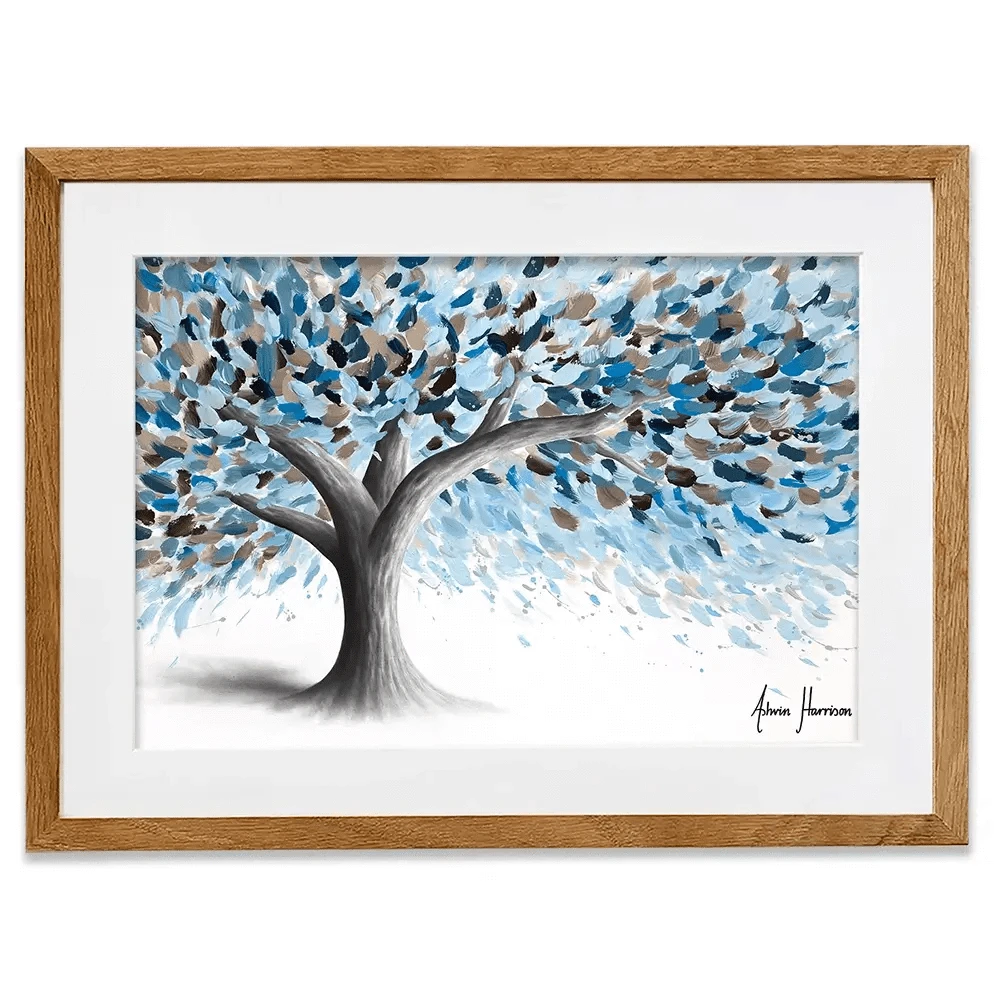 Leafy Lake Tree Framed Art Print Leafy Lake Tree Framed Art Print wall art product Ashvin Harrison