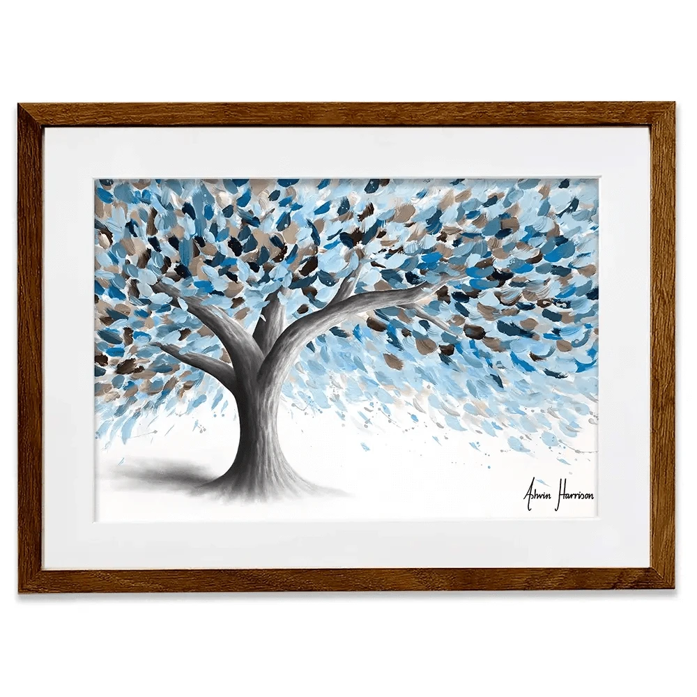 Leafy Lake Tree Framed Art Print Leafy Lake Tree Framed Art Print wall art product Ashvin Harrison