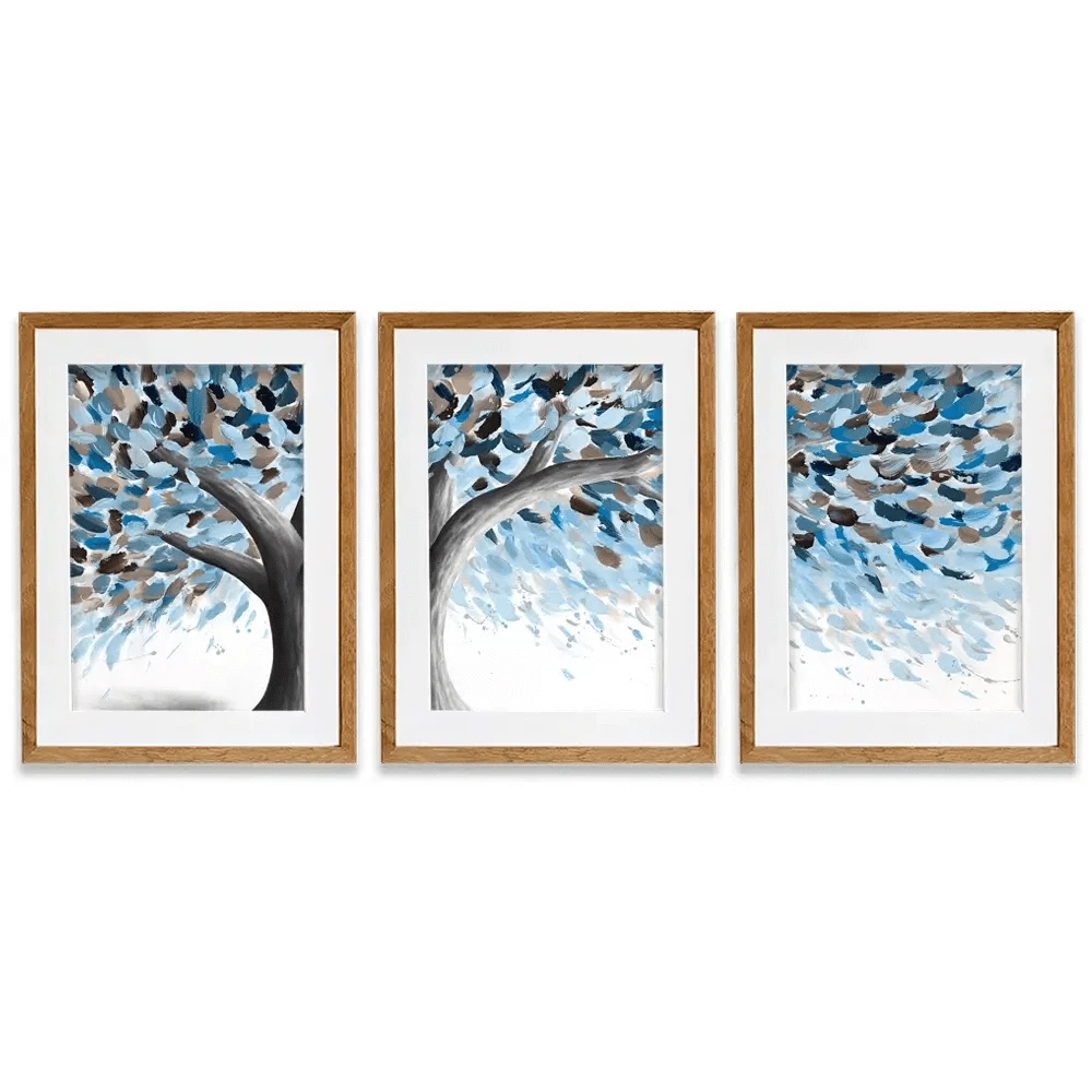 Leafy Lake Tree Framed Art Print Trio Leafy Lake Tree Framed Art Print Trio wall art product Ashvin Harrison
