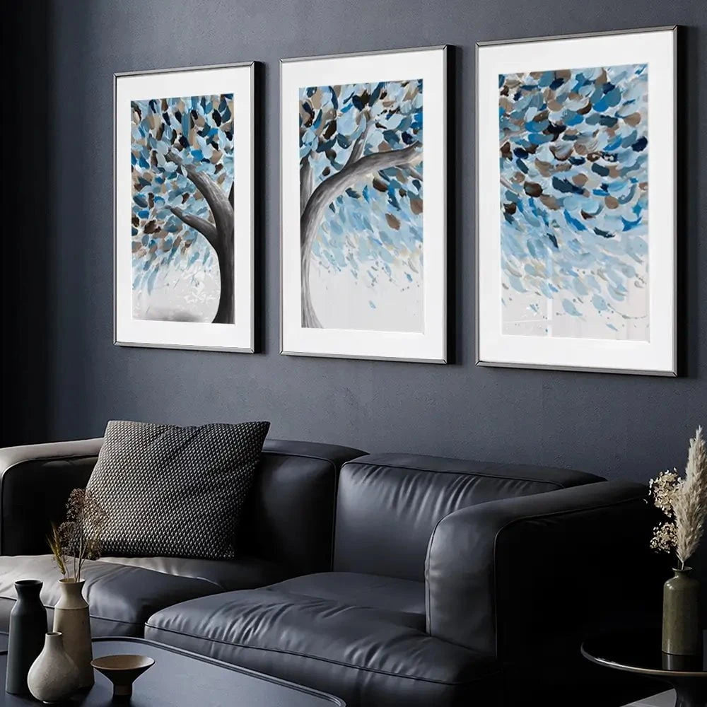 Leafy Lake Tree Framed Art Print Trio Leafy Lake Tree Framed Art Print Trio wall art product Ashvin Harrison