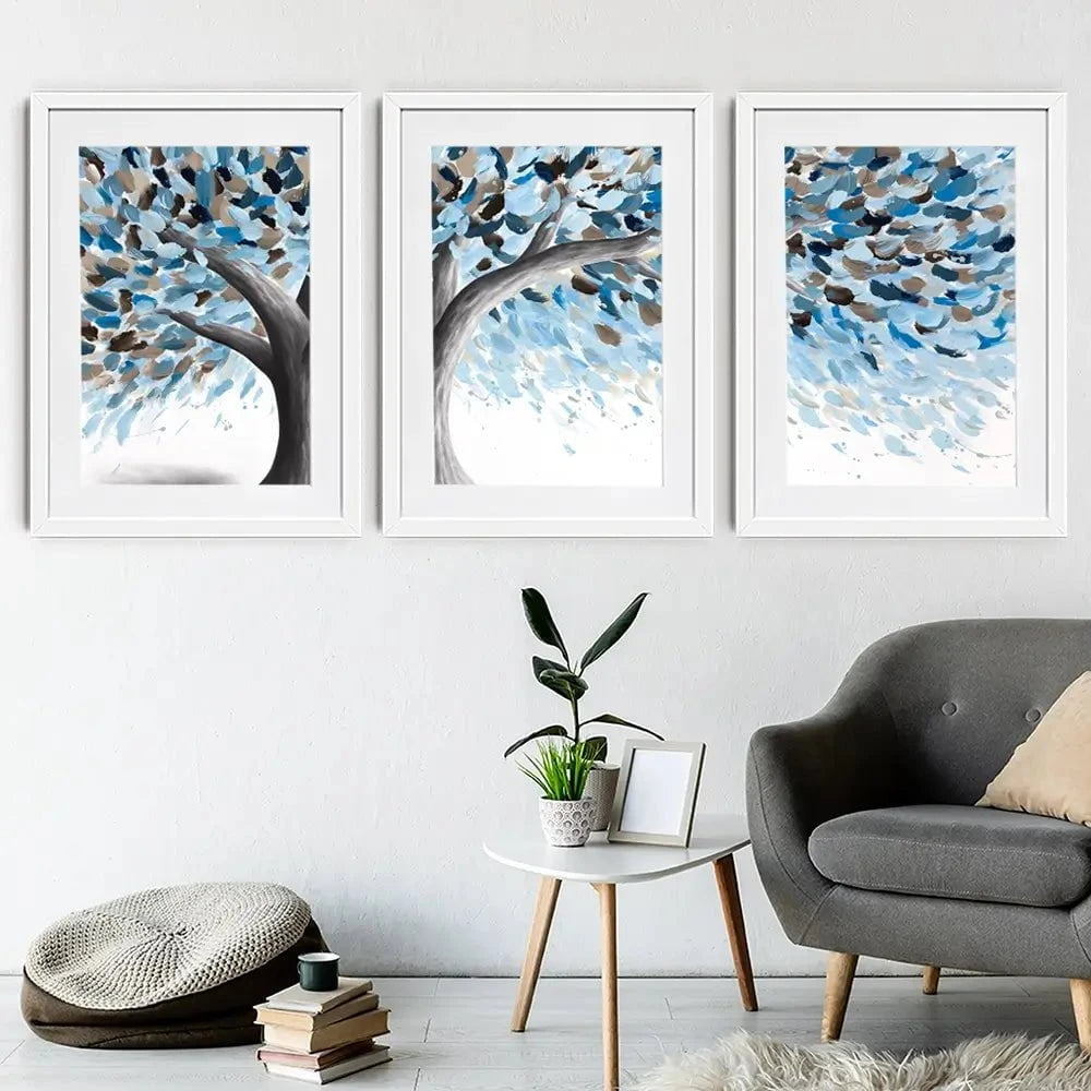 Leafy Lake Tree Framed Art Print Trio Leafy Lake Tree Framed Art Print Trio wall art product Ashvin Harrison