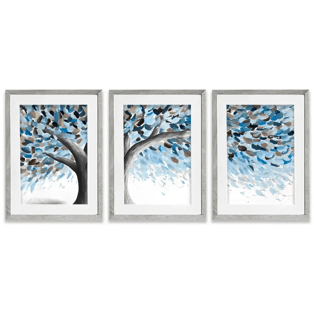 Leafy Lake Tree Framed Art Print Trio Leafy Lake Tree Framed Art Print Trio wall art product Ashvin Harrison