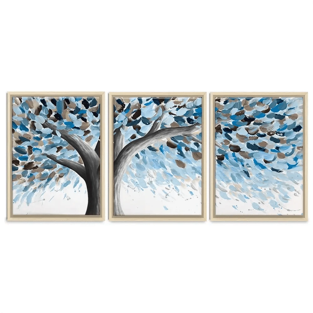 Leafy Lake Tree Trio Canvas Print Leafy Lake Tree Trio Canvas Print wall art product Ashvin Harrison