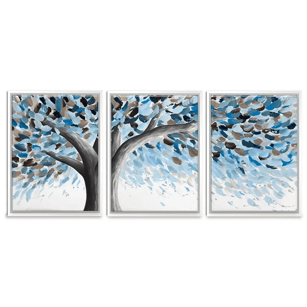 Leafy Lake Tree Trio Canvas Print Leafy Lake Tree Trio Canvas Print wall art product Ashvin Harrison