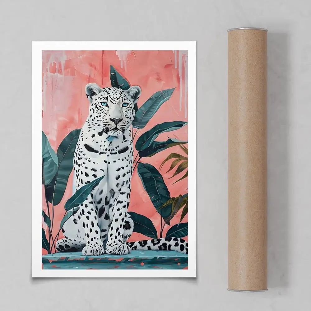 Leopard And The Leaves Art Print Leopard And The Leaves Art Print wall art product Art Print Shop