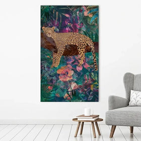 Leopard In The Jungle Canvas Print Leopard In The Jungle Canvas Print wall art product Sarah Manovski