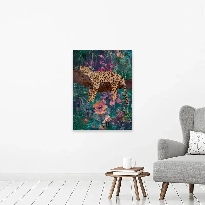 Leopard In The Jungle Canvas Print Leopard In The Jungle Canvas Print wall art product Sarah Manovski
