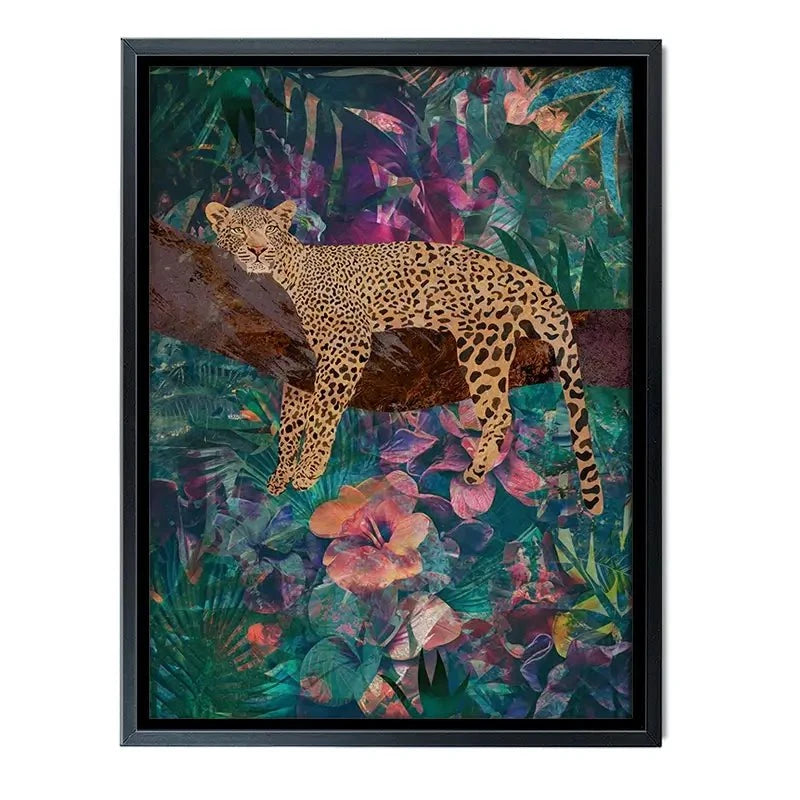Leopard In The Jungle Canvas Print Leopard In The Jungle Canvas Print wall art product Sarah Manovski
