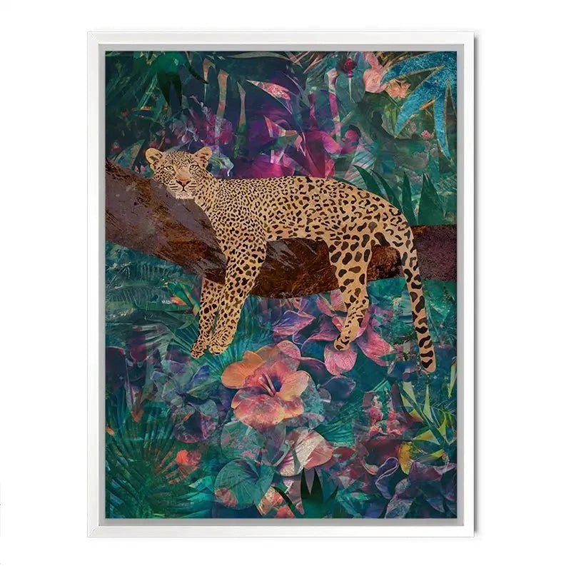 Leopard In The Jungle Canvas Print Leopard In The Jungle Canvas Print wall art product Sarah Manovski