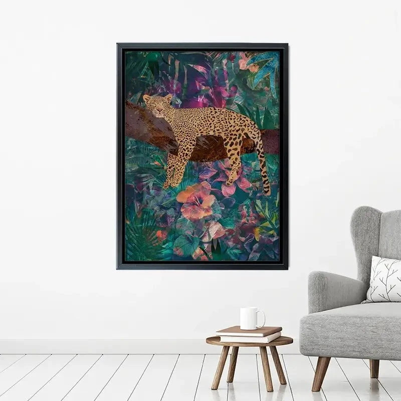 Leopard In The Jungle Canvas Print Leopard In The Jungle Canvas Print wall art product Sarah Manovski
