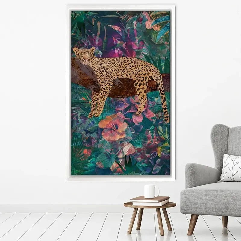 Leopard In The Jungle Canvas Print Leopard In The Jungle Canvas Print wall art product Sarah Manovski