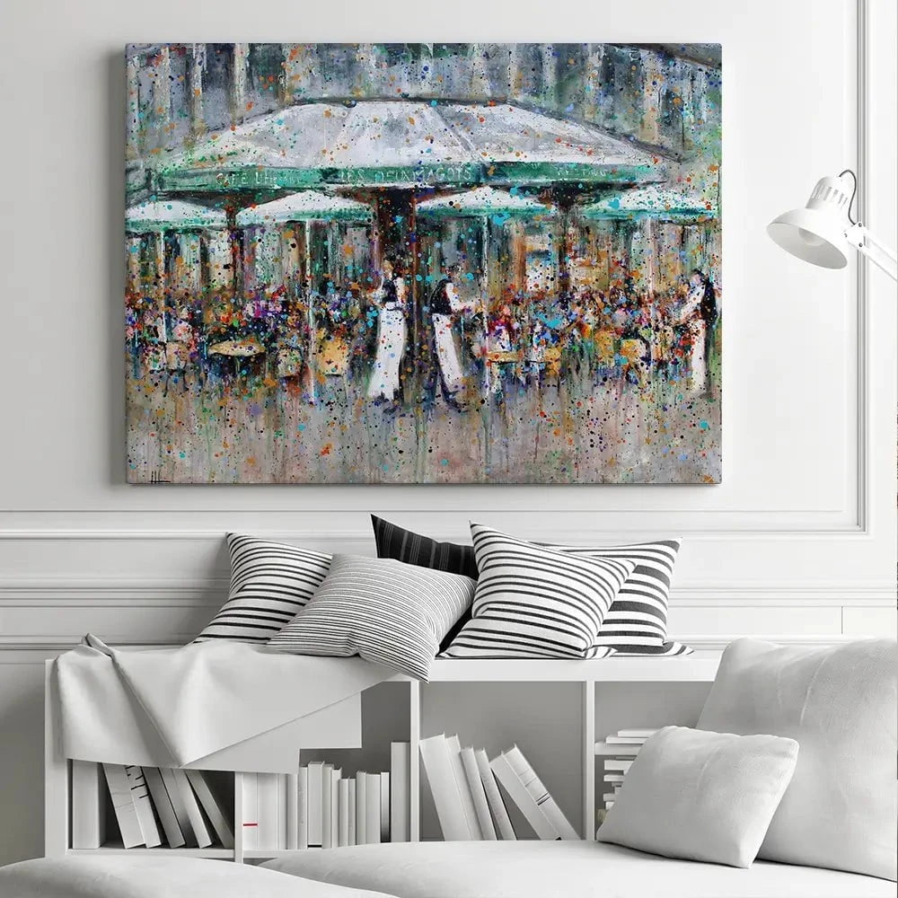 Les Deux Margots Canvas Print Les Deux Margots Canvas Print wall art product Studio Paint-Ing