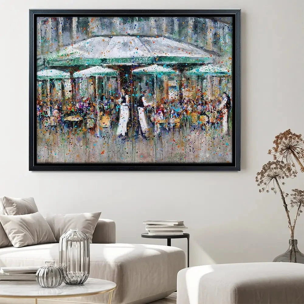 Les Deux Margots Canvas Print Les Deux Margots Canvas Print wall art product Studio Paint-Ing