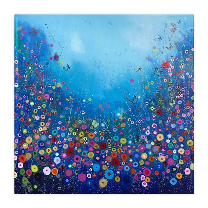 Let Me Love You Blue Canvas Print Let Me Love You Blue Canvas Print wall art product Laure Bury