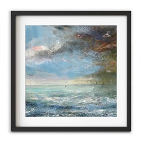 Light And Dark Sea Framed Art Print Light And Dark Sea Framed Art Print wall art product Craig Askew