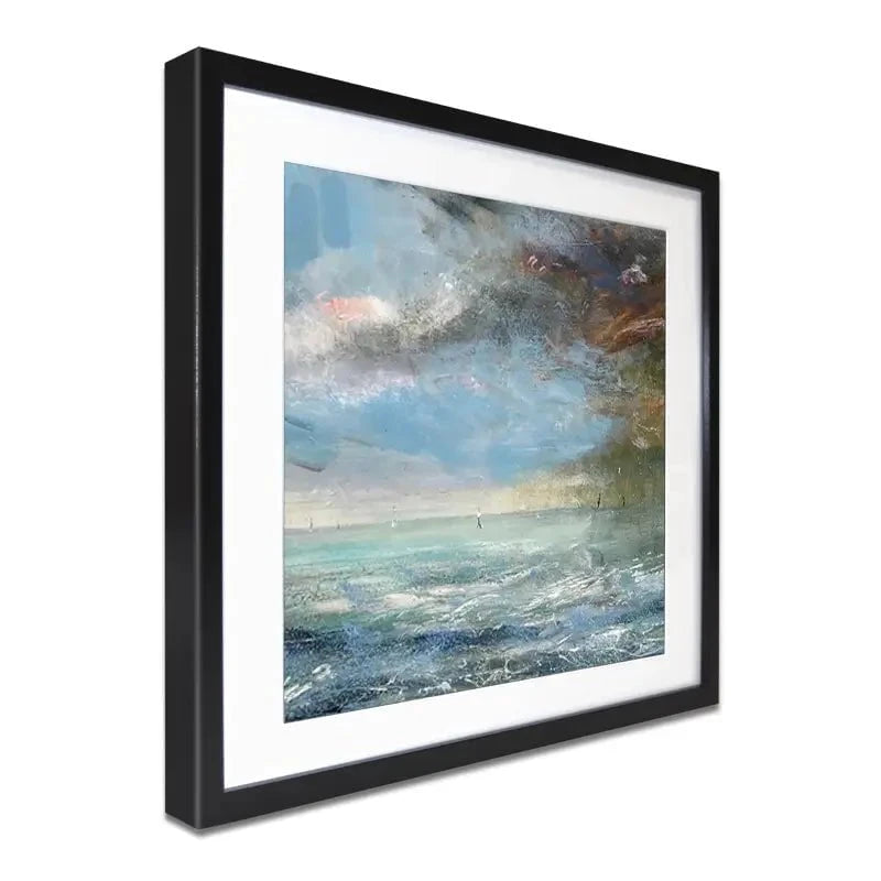 Light And Dark Sea Framed Art Print Light And Dark Sea Framed Art Print wall art product Craig Askew