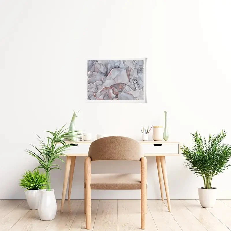 Light Grey Marble Art Print Light Grey Marble Art Print wall art product djero.adlibeshe yahoo.com / Shutterstock