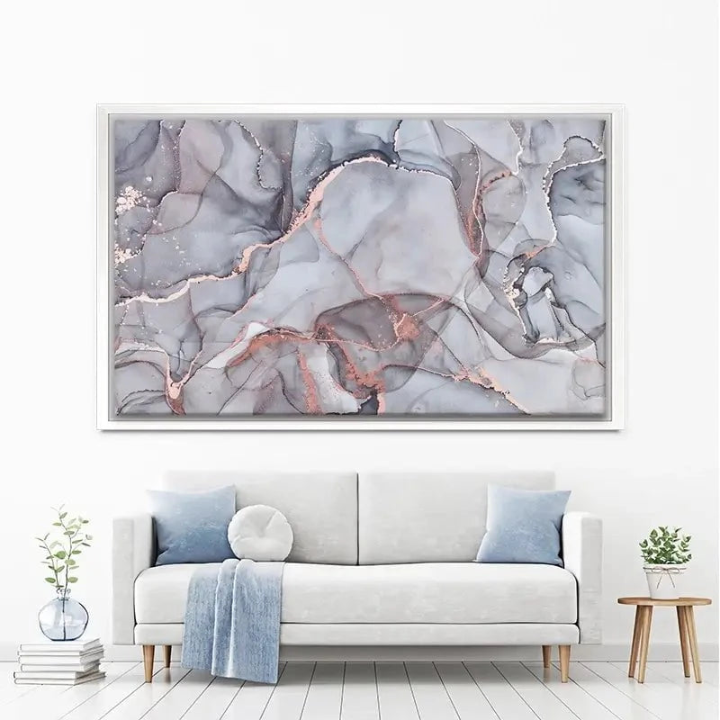 Light Grey Marble Canvas Print Light Grey Marble Canvas Print wall art product djero.adlibeshe yahoo.com / Shutterstock