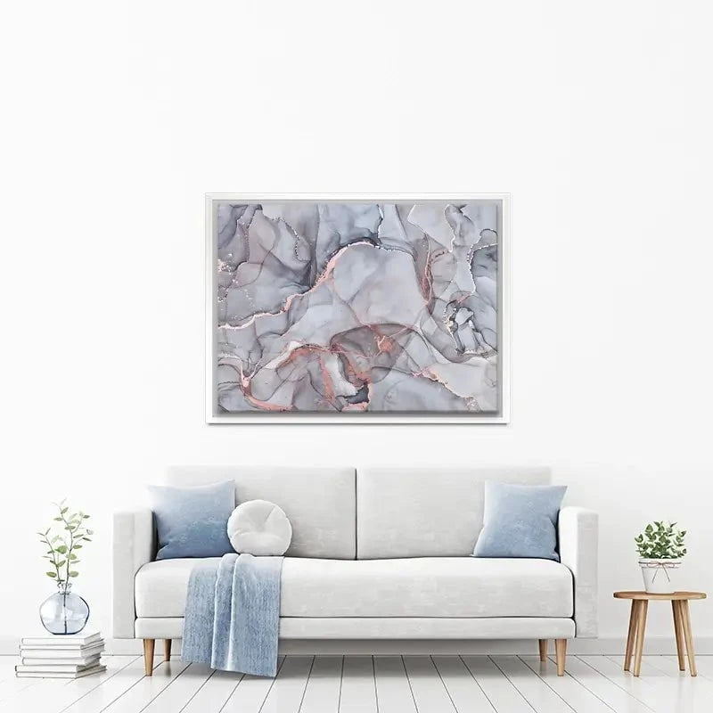 Light Grey Marble Canvas Print Light Grey Marble Canvas Print wall art product djero.adlibeshe yahoo.com / Shutterstock