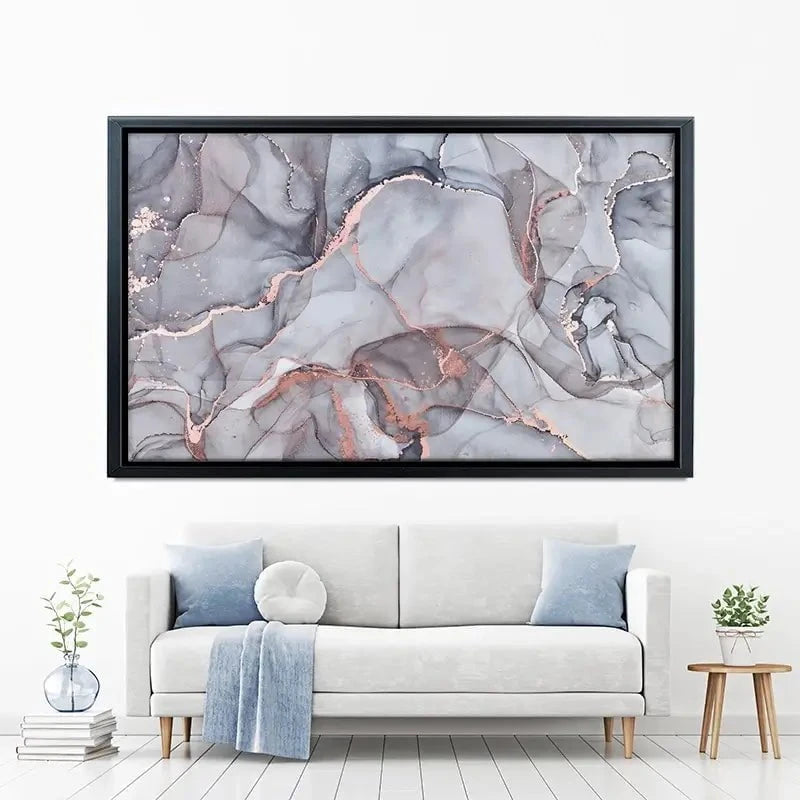 Light Grey Marble Canvas Print Light Grey Marble Canvas Print wall art product djero.adlibeshe yahoo.com / Shutterstock