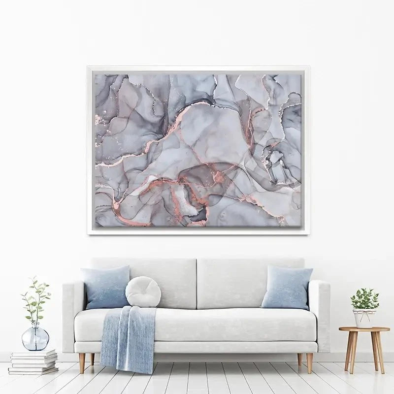 Light Grey Marble Canvas Print Light Grey Marble Canvas Print wall art product djero.adlibeshe yahoo.com / Shutterstock