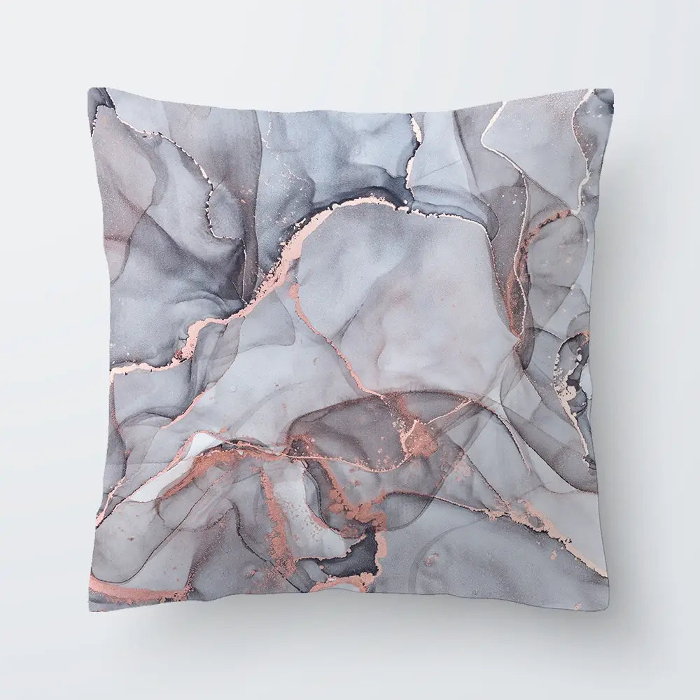 Light Grey Marble Cushion Light Grey Marble Cushion wall art product Art Print Shop