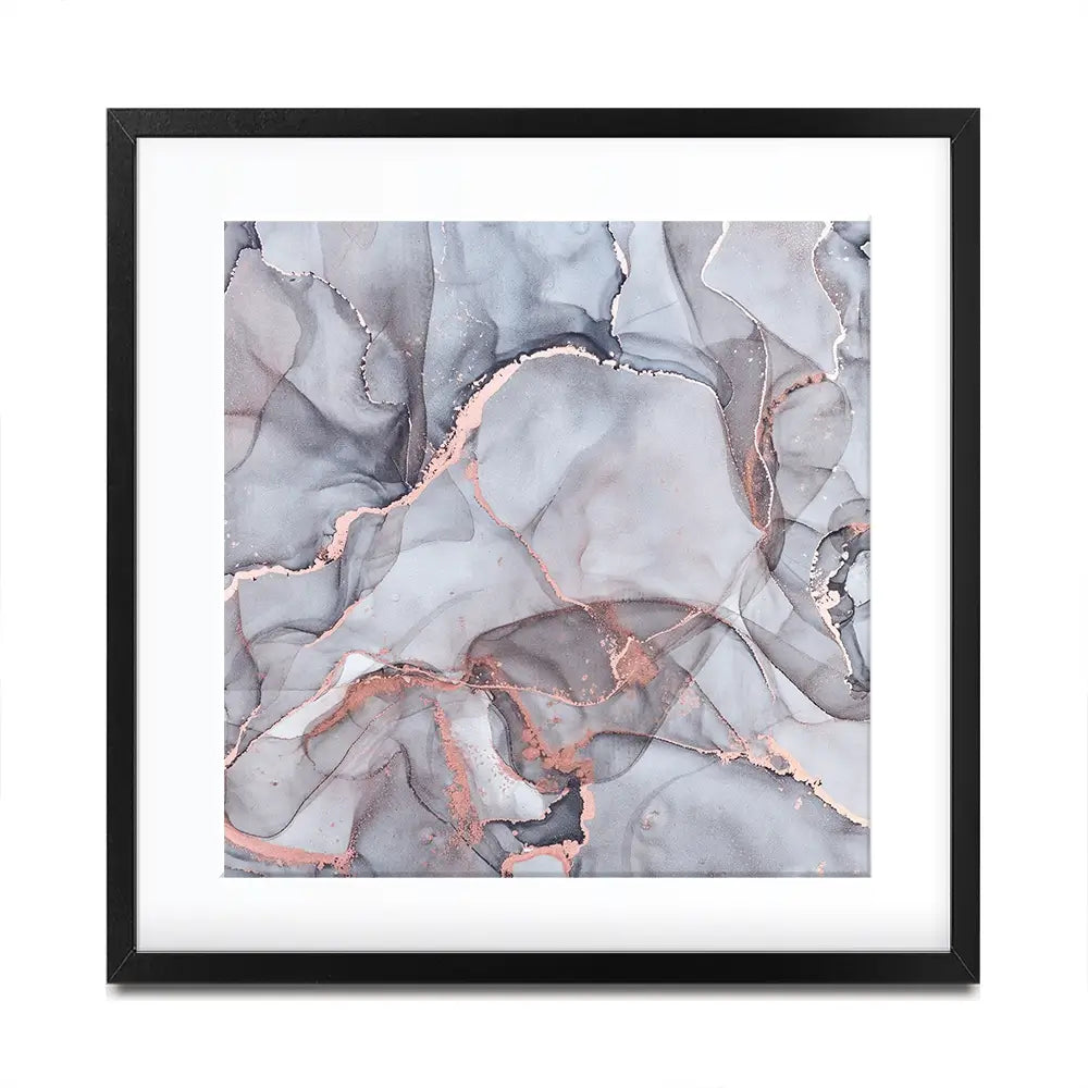 Light Grey Marble Square Framed Art Print Light Grey Marble Square Framed Art Print wall art product Art Print Shop