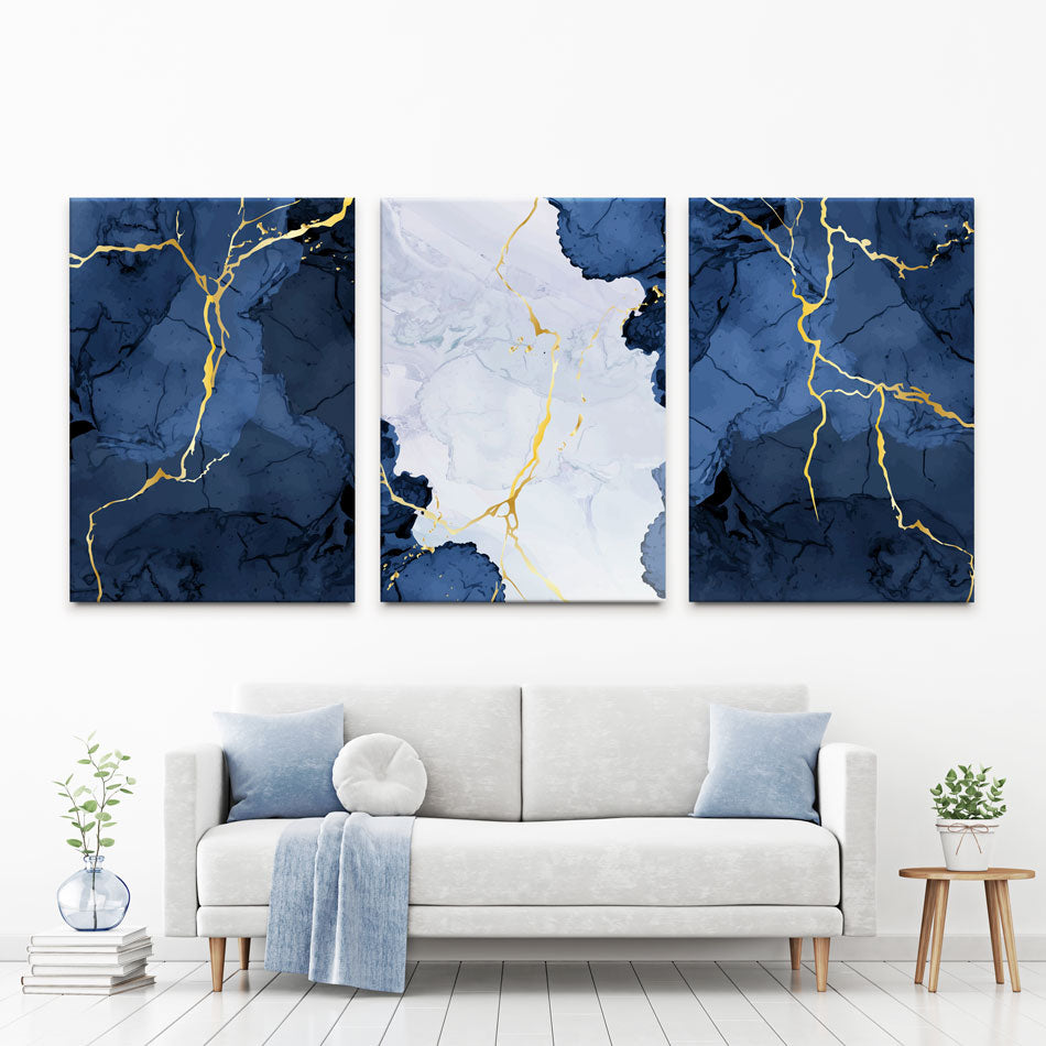 Lightening Trio Canvas Print Lightening Trio Canvas Print wall art product lavendertime / Shutterstock