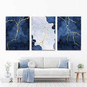 Lightening Trio Canvas Print Lightening Trio Canvas Print wall art product lavendertime / Shutterstock