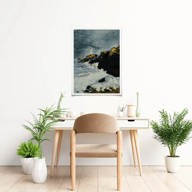 Lighthouse Art Print Lighthouse Art Print wall art product Violeta Allaberdieva