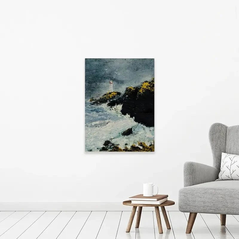 Lighthouse Canvas Print Lighthouse Canvas Print wall art product Violeta Allaberdieva