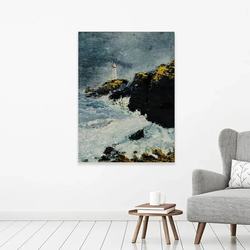 Lighthouse Canvas Print Lighthouse Canvas Print wall art product Violeta Allaberdieva