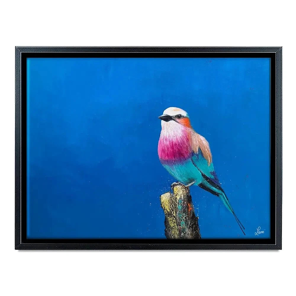 Lilac Breasted Roller Under An African Sun Canvas Print Lilac Breasted Roller Under An African Sun Canvas Print wall art product Laure Bury