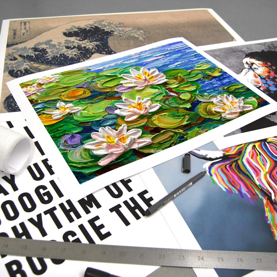 Lillies Art Print wall art product Olga Tkachyk