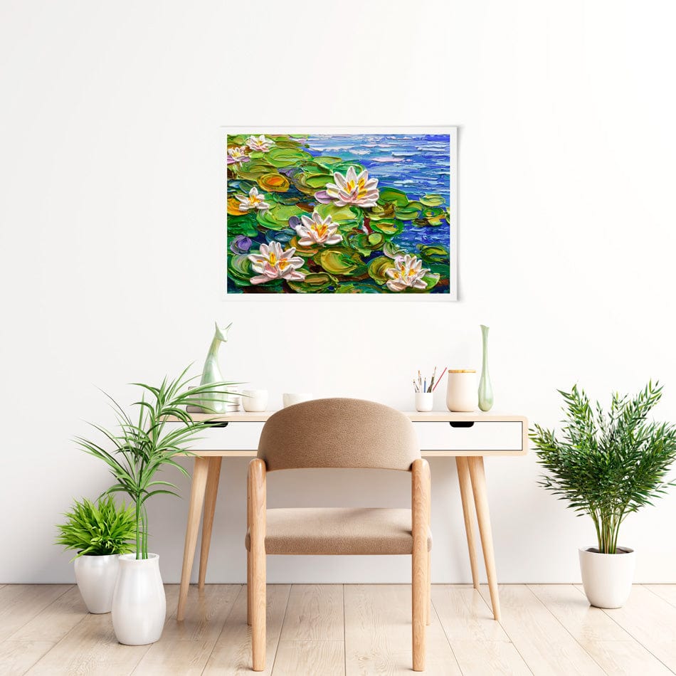 Lillies Art Print wall art product Olga Tkachyk