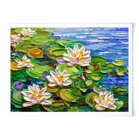 Lillies Art Print wall art product Olga Tkachyk