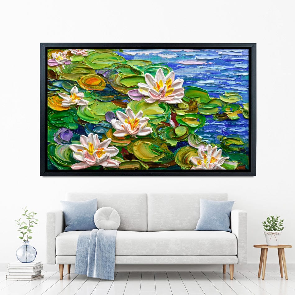 Lillies Canvas Print wall art product Olga Tkachyk