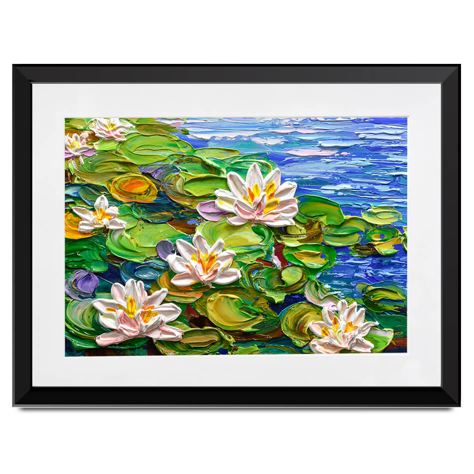 Lillies Framed Art Print Lillies Framed Art Print wall art product Olga Tkachyk