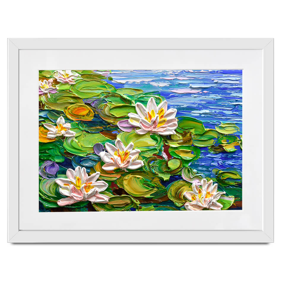 Lillies Framed Art Print Lillies Framed Art Print wall art product Olga Tkachyk