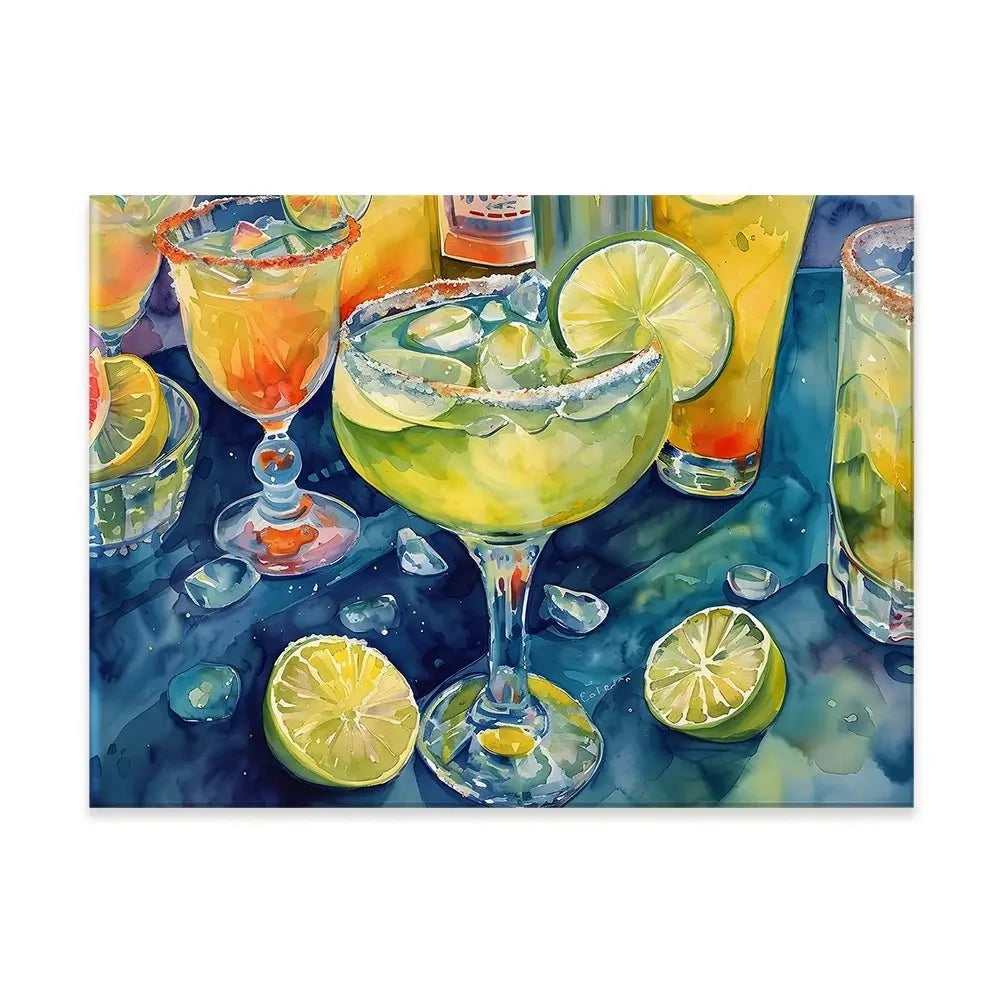 Lime Slice 2 Canvas Print Lime Slice 2 Canvas Print wall art product Art Print Shop