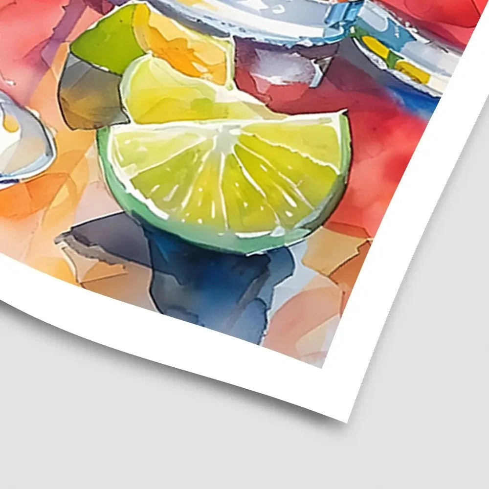 Lime Slice Art Print Lime Slice Art Print wall art product Art Print Shop