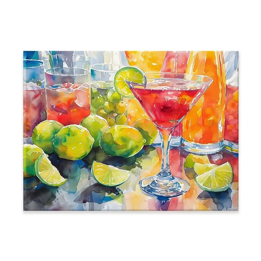 Lime Slice Canvas Print Lime Slice Canvas Print wall art product Art Print Shop