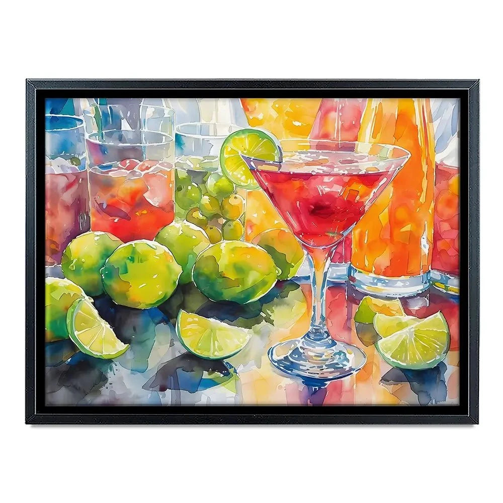 Lime Slice Canvas Print Lime Slice Canvas Print wall art product Art Print Shop