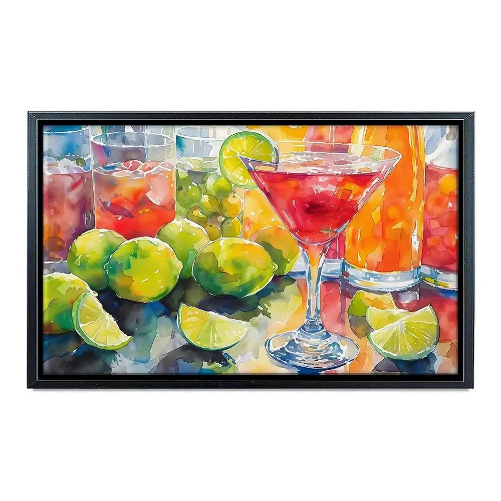 Lime Slice Canvas Print Lime Slice Canvas Print wall art product Art Print Shop