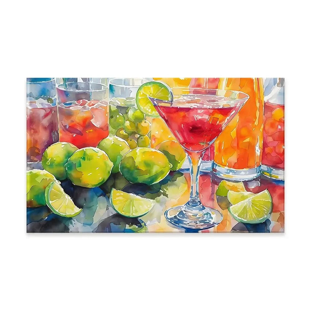 Lime Slice Canvas Print Lime Slice Canvas Print wall art product Art Print Shop