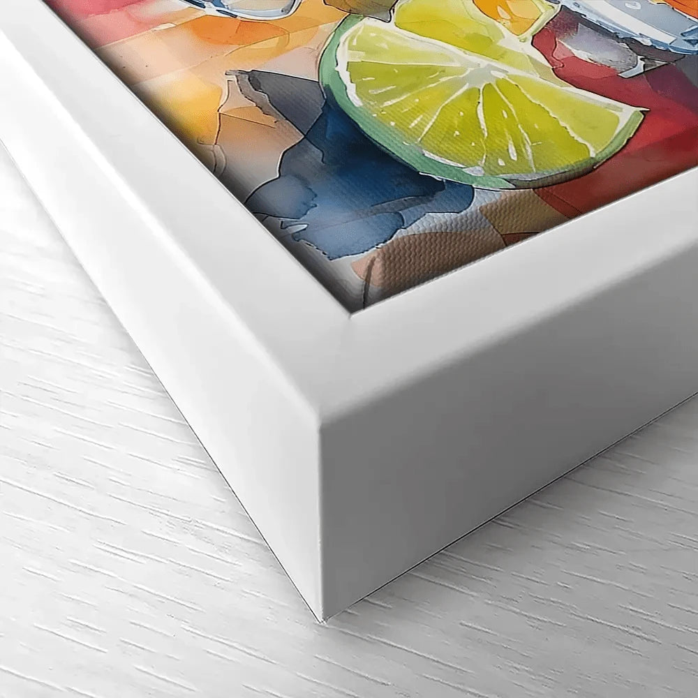 Lime Slice Canvas Print Lime Slice Canvas Print wall art product Art Print Shop