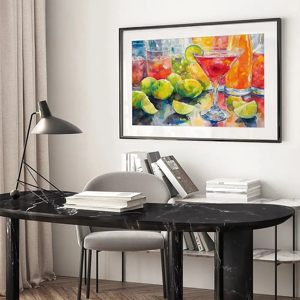 Lime Slice Framed Art Print Lime Slice Framed Art Print wall art product Art Print Shop